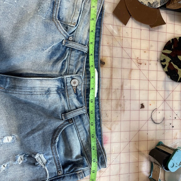 KanCan Light Blue Distressed Straight Leg Jeans - Picture 3 of 6